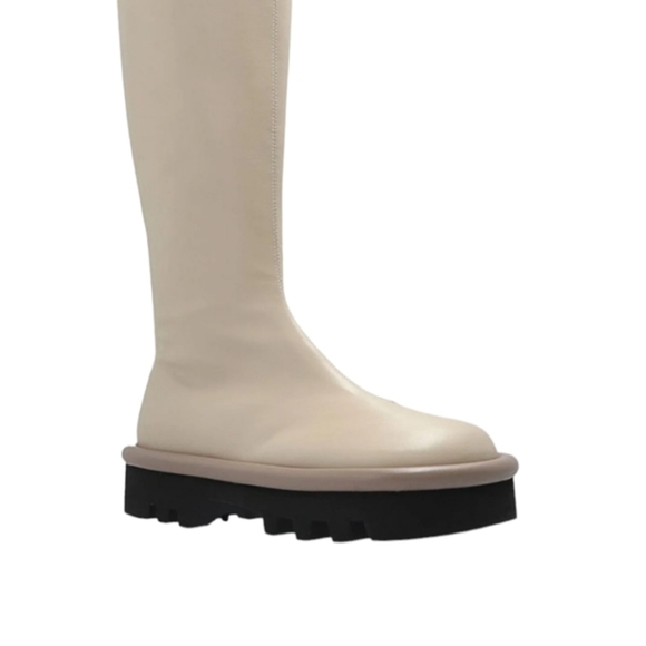 JW Anderson Bumper Knee-Length Square Toe Boots....Size 37/ US 6.5